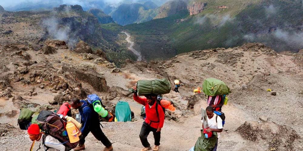 Kilimanjaro Climbing LEMOSHO SHIRA GLADES ROUTE